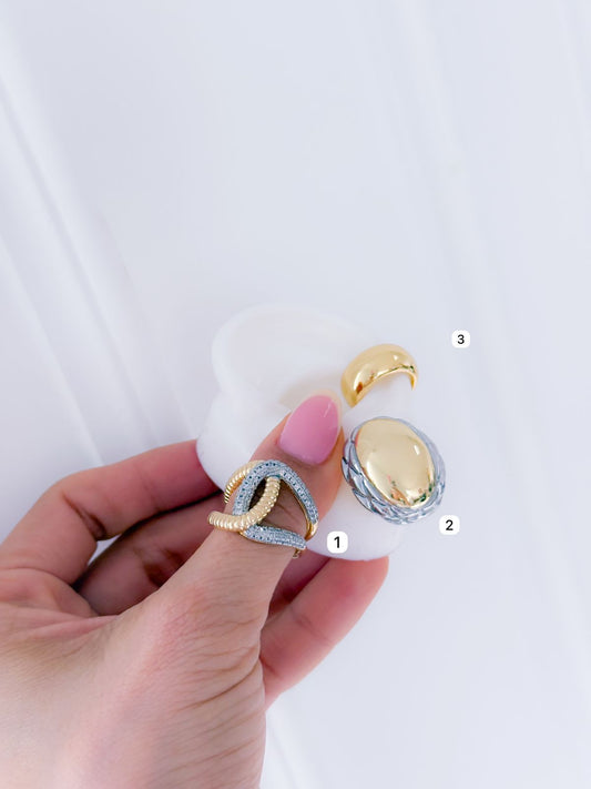 Anillo, Topo y Earcuff Serena