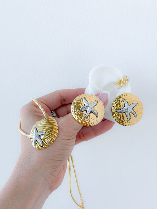 Anillo, Arete y Cadena Corinne